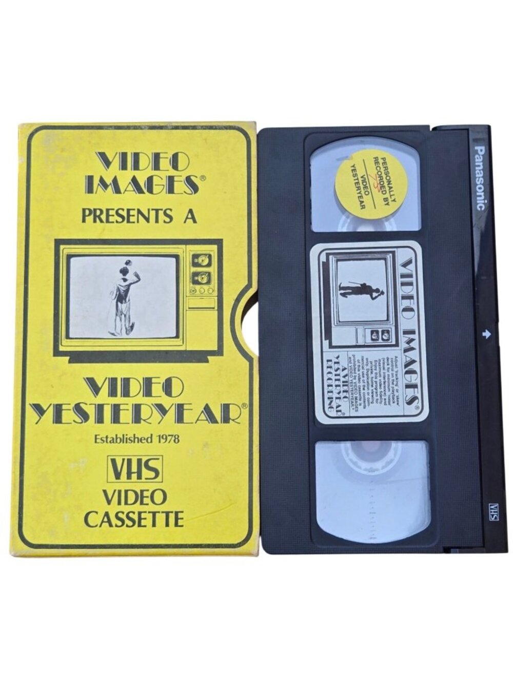 Comedy Classics 1914-1945 VHS Vintage Video Yesteryear Charlie Chaplin 3 Stooges